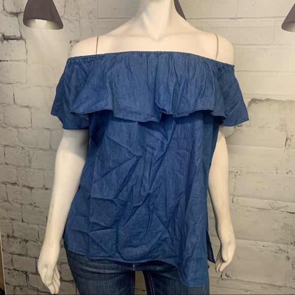 Lane Bryant Off Shoulder Top 18/20 - Picture 1 of 5